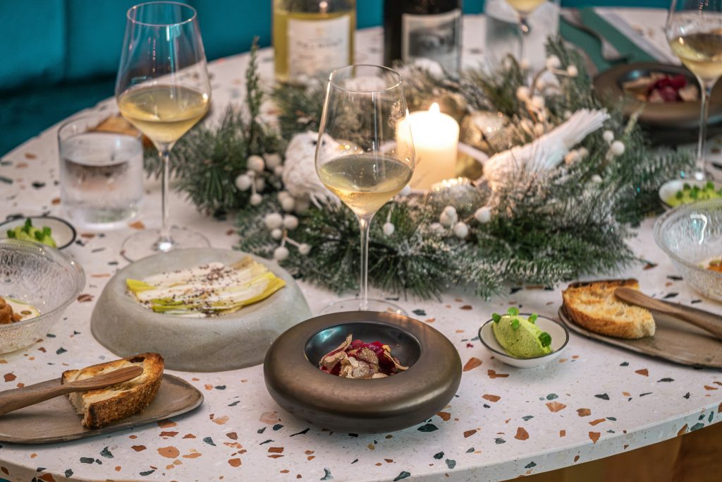 Christmas table decorations