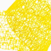 Yellow Deco Web Ribbon