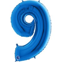 40" Grabo Blue Foil Number 9