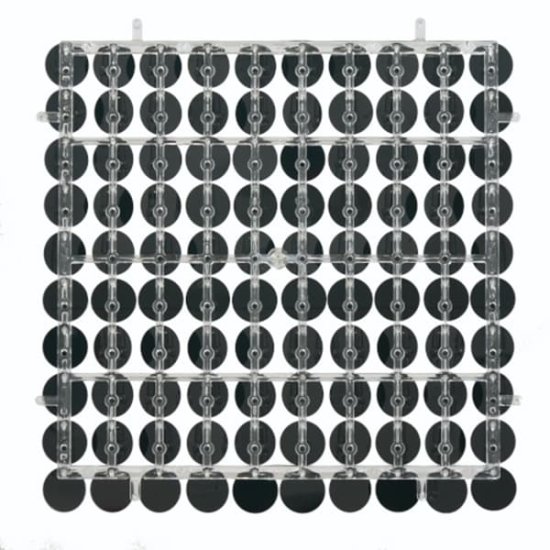 Holographic Silver Click & Connect Sequin Wall Panel