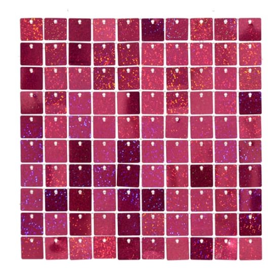 (image for) Holographic Fuchsia Click & Connect Sequin Wall Panel