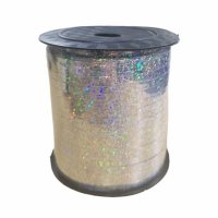 Metallic Holographic Silver Curling Ribbon 250yds
