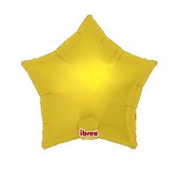 (image for) 25" Metallic Gold Star Foil Balloons Pack Of 5