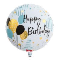 14" Happy Birthday Balloons Foil Balloons
