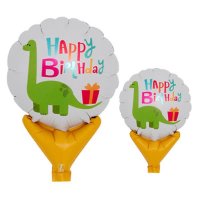 5" Happy Birthday Plesiosaurus Balloon.