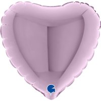 (image for) 4" Grabo Lilac Plain Heart Air Fill Balloons