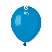 (image for) 5" Classic Blue Latex Balloons 50pk