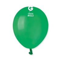 (image for) 5" Green Latex Balloons 50pk