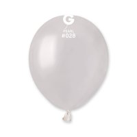 5" Metallic Pearl Latex Balloons 50pk