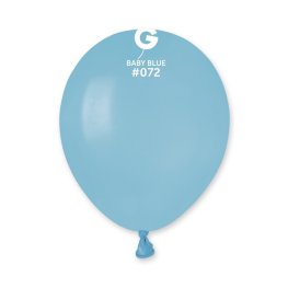 (image for) 5" Pastel Baby Blue Latex Balloons 50pk