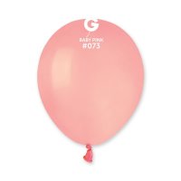 (image for) 5" Pastel Baby Pink Latex Balloons 50pk