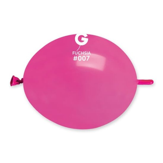 (image for) 6" Fuchsia Glink Latex Balloons 100pk