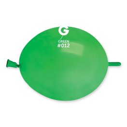 (image for) 6" Standard Green Glink Latex Balloons 100pk