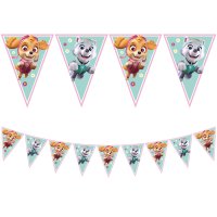 (image for) Paw Patrol Skye & Everest Party Triangle Flag Banner 1pk