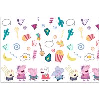 (image for) Peppa Pig Messy Play Plastic Tablecover 1pk