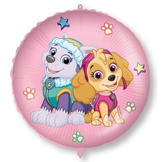 (image for) 18" Paw Patrol Skye And Everest Foil Balloons