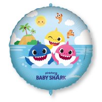 (image for) 18" Baby Shark Fun In The Sea Foil Balloons