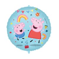 18" Peppa Pig Messy Play Foil Balloons