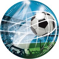 (image for) Football Fans Paper Plates 8pk