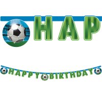 (image for) Football Fans Happy Birthday Banner 1pk