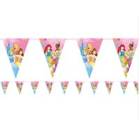 Disney Princess Party Paper Triangle Flag Banner