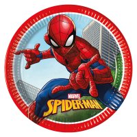(image for) Spiderman Crime Fighter Paper Plates 8pk