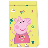 (image for) Peppa Pig Messy Play Paper Party Bags 4pk