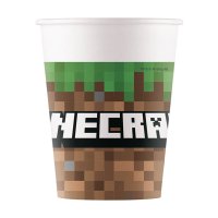 Minecraft Party Paper Cups 8pk