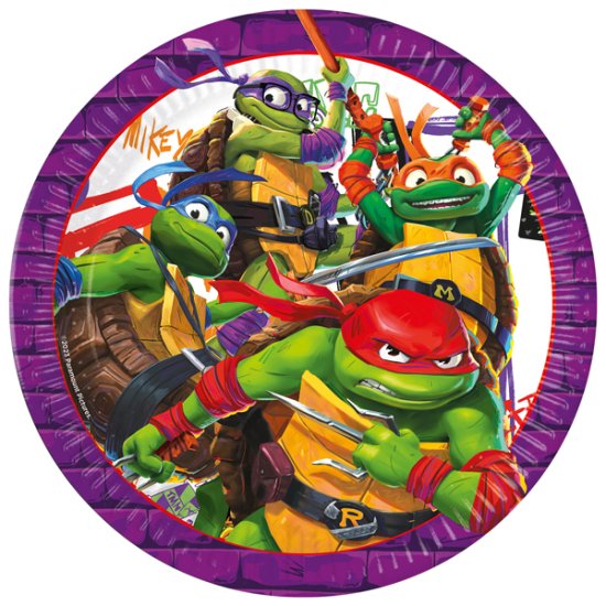 (image for) Teenage Mutant Ninja Turtles Party Paper Plates 8pk