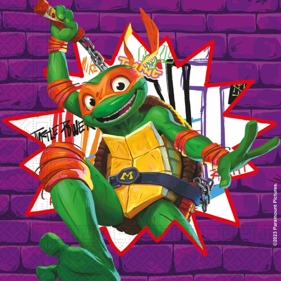 (image for) Teenage Mutant Ninja Turtles Party Paper Napkins 20pk