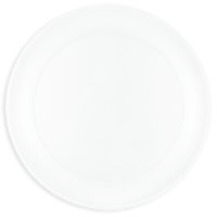 21cm White Reusable Plate x1