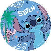 (image for) Stitch & Angel 23cm Paper Plates 8pk