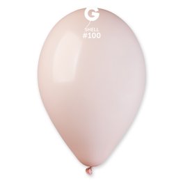 (image for) 13" Shell Pink Latex Balloons 50pk