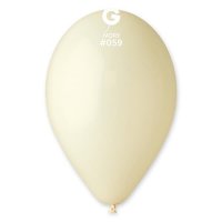 12" Classic Ivory Latex Balloons 50pk