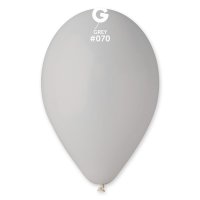 (image for) 12" Grey Latex Balloons 100pk