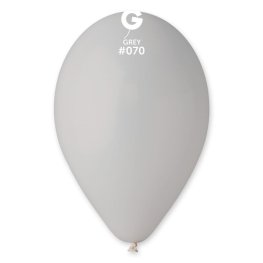 (image for) 12" Grey Latex Balloons 100pk