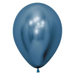 (image for) 12" Reflex Blue Latex Balloons 50pk