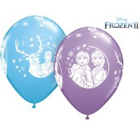 11" Disney Frozen 2 Assorted Latex Balloons 6pk