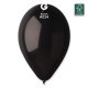 (image for) 13" Classic Black Latex Balloons 50pk