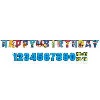 (image for) Super Mario Happy Birthday Letter Banner