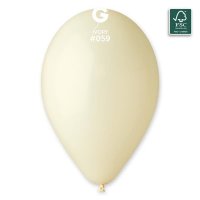 13" Classic Ivory Latex Balloons 50pk