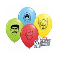 (image for) 5" Avengers Assemble Faces 100pk