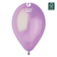 (image for) 12" Metallic Lavender Latex Balloons 50pk