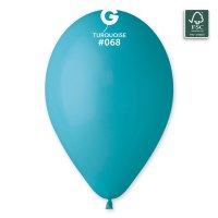 (image for) 13" Turquoise Latex Balloons 50pk