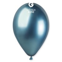 (image for) 13" Shiny Blue Latex Balloons 50pk