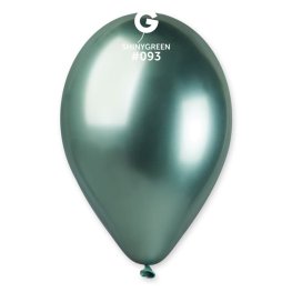 (image for) 13" Shiny Green Latex Balloons 50pk