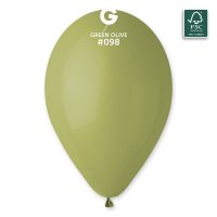 13" Olive Green Latex Balloons 50pk