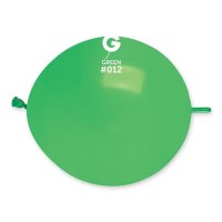 (image for) 13" Standard Green Glink Latex Balloons 50pk