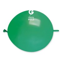 (image for) 13" Green Glink Latex Balloons 50pk