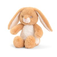 16cm Brown Keeleco Baby Rabbit Soft Toy